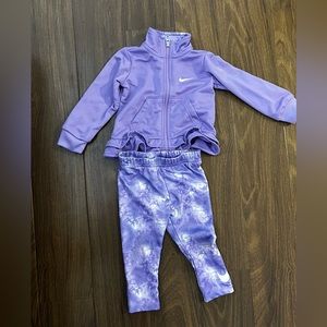Purple Nike tracksuit 12 Months